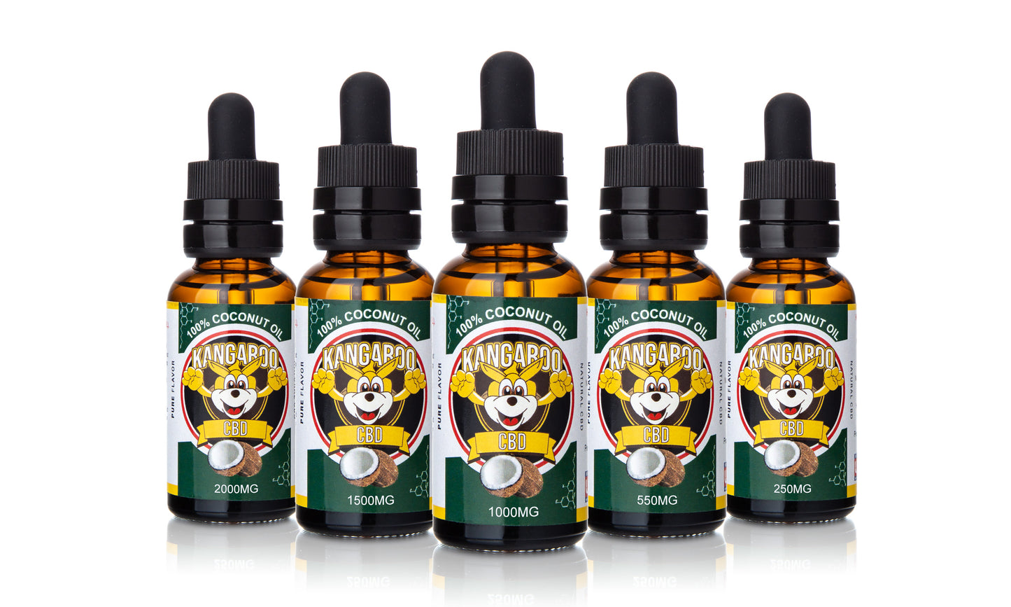 Kangaroo CBD Oil Tinctures - Coconut Flavored