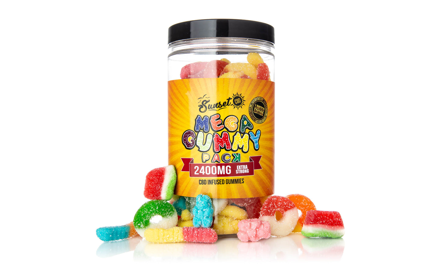 Sunset CBD Infused Mixed Gummies