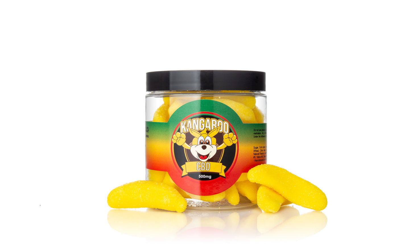 Kangaroo CBD Infused Sweet Banana Gummies
