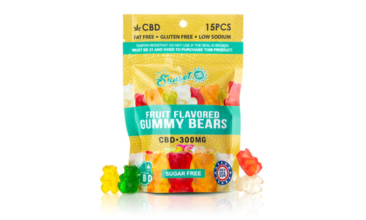 Sunset CBD Infused Sugar-Free Bears Gummy Pack